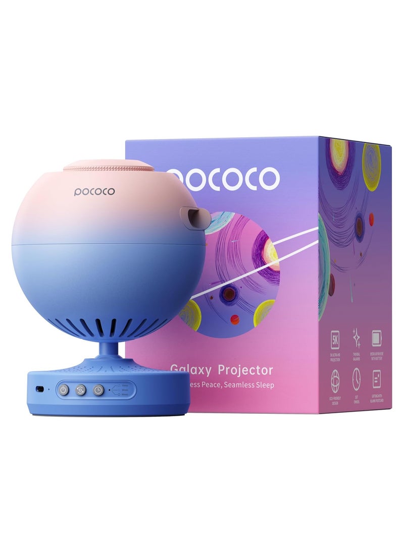 Generic POCOCO Galaxy Lite Star Projector, Night Light Lamp for Kids Room, Pink and Blue  - Image 1