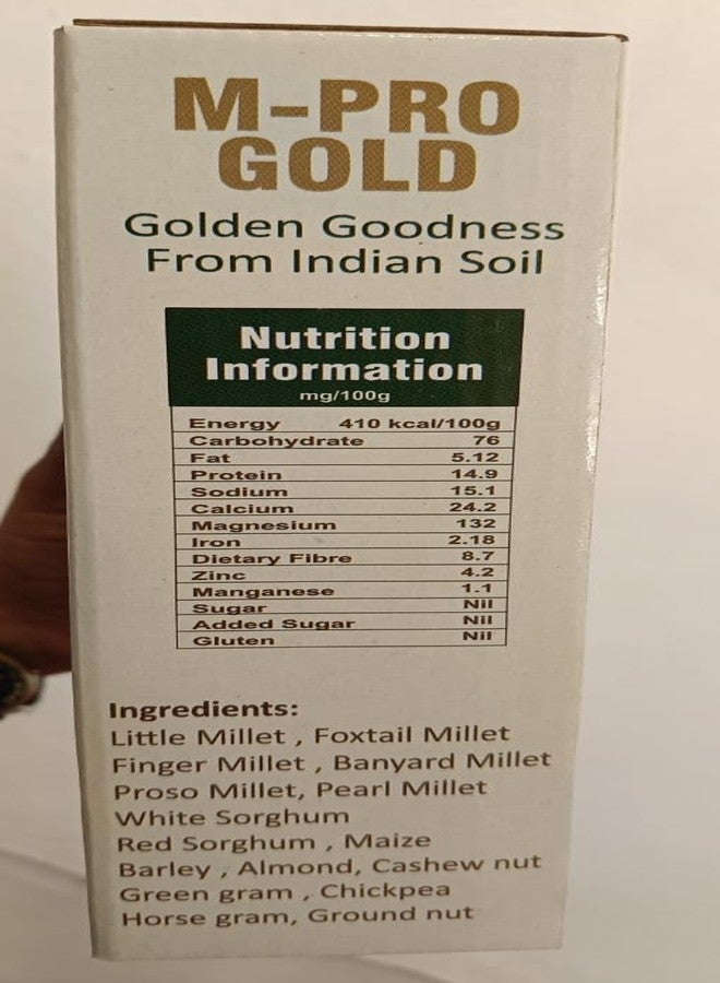 M-Pro Gold Natural Multi-Millet Mix, Gluten-Free, No Added Sugar, 100% Natural - Image 3