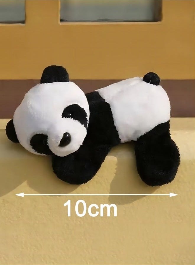 ٥ قطع مغناطيس باندا قطيفة – ملصقات مغناطيسية كرتونية للثلاجة، اللوحة البيضاء، الخزانة وديكور المنزل - Image 2