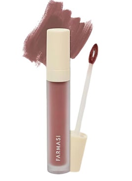 FARMASI FARMASi Make Up Matte Liquid Lipstick, Long-Lasting and Ultra-comfortable, High-Impact, Lightweight, Organic, Pure Pigments 0.14 fl.oz (Brave) 