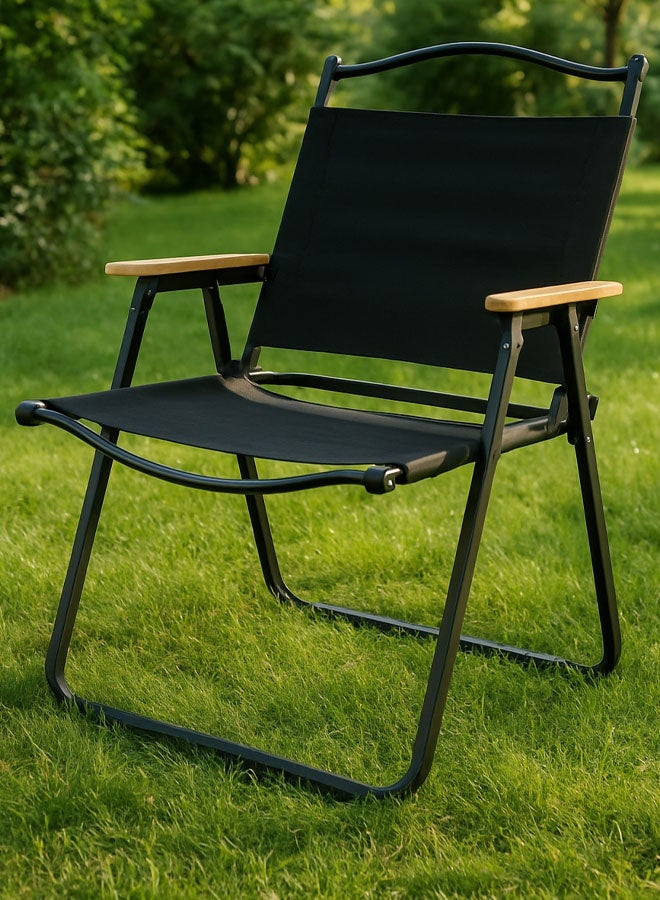 كادي ون كرسي تخييم محمول قابل للطي خفيف الوزن للتخييم والمشي لمسافات طويلة والحديقة متعدد الاستخدامات - Image 1