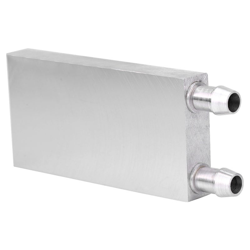 CPU Water Cooling Block Double U-Shaped Waterway - Brazing Parts Into a Whole for Computer CPU Water Industrial Inverter Driver Laser Head Cooling - Image 1