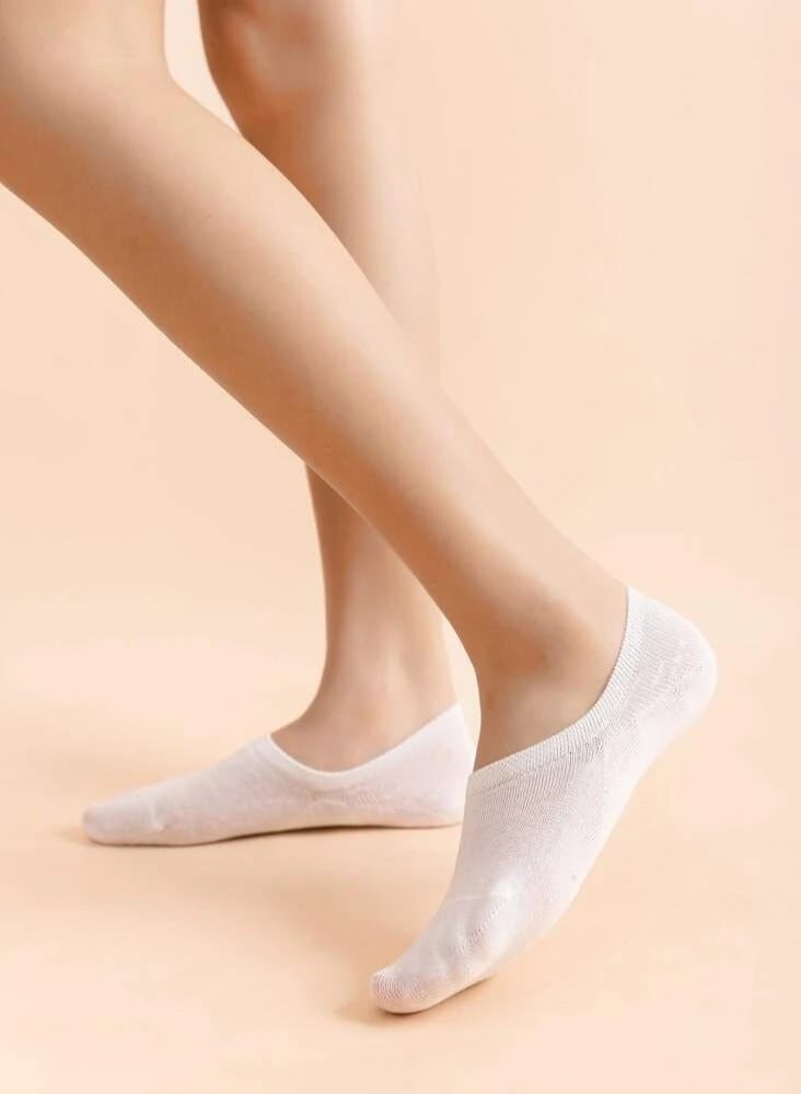 Plain White Socks  Set of 5 Pairs - Image 1