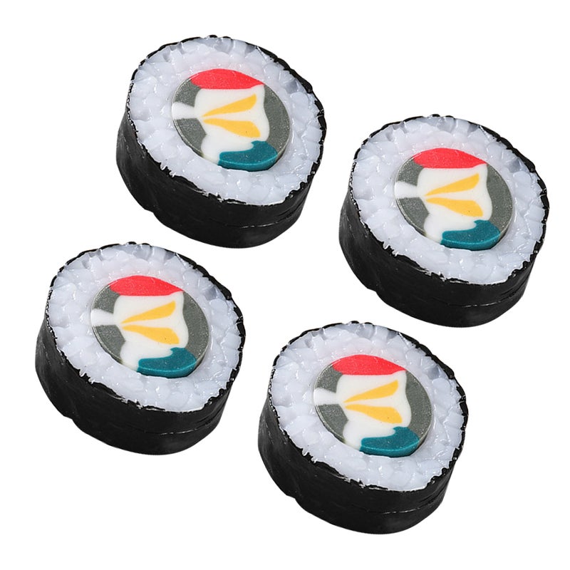 4pcs Realistic Fake Prop Sushi Onigiri Models For Kids Play And Display Decoration Simulation Toy Sushi Model - Image 1