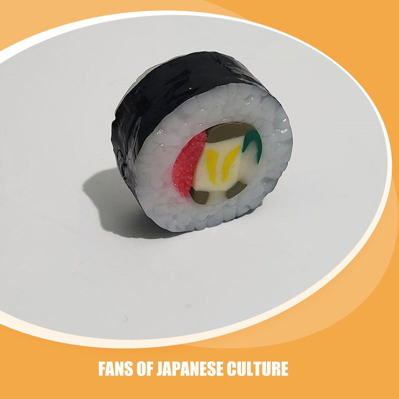 4pcs Realistic Fake Prop Sushi Onigiri Models For Kids Play And Display Decoration Simulation Toy Sushi Model - Image 4