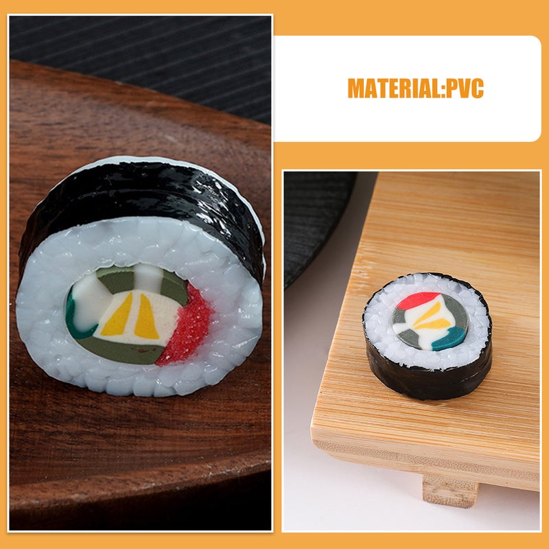 4pcs Realistic Fake Prop Sushi Onigiri Models For Kids Play And Display Decoration Simulation Toy Sushi Model - Image 5
