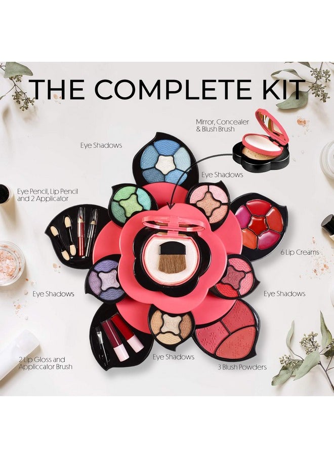 Toysical Toysical Makeup Kit for Teens - Flower Makeup Palette Gift Set for Teen Girls and Women - Makeup for Girls 10-12 - Petals Expand to 3 Tiers - Variety Shade Array - Full Starter Kit for Beginners  - Image 2