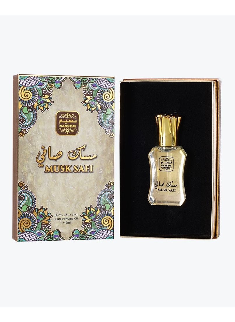 Naseem MUSK SAFI Perfume Oil 12ml Attar - Long Lasting Concentrated Perfume For Men And Women 