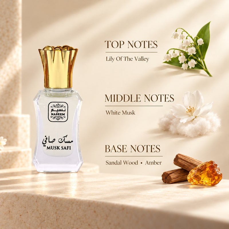 Naseem Musk Safi Perfume Oil 12ml - Image 3
