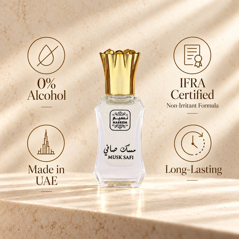 Naseem Musk Safi Perfume Oil 12ml - Image 4