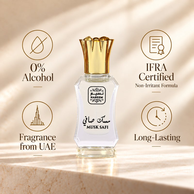 Naseem Musk Safi Perfume Oil 12ml - Image 5