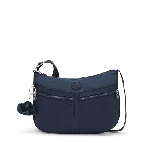 KIPLING KIPLING Kipling Womens Izellah Bag, Super Light Everyday Purse, Nylon Shoulder Crossbody Bag, Blue Bleu 2, 12.25 L X 9.25 H X 5 D US - Image 1