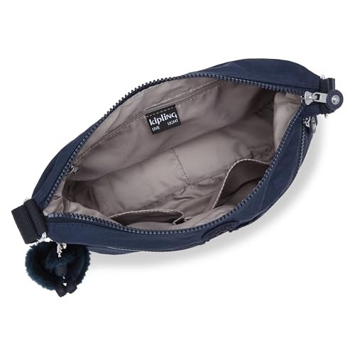 KIPLING KIPLING Kipling Womens Izellah Bag, Super Light Everyday Purse, Nylon Shoulder Crossbody Bag, Blue Bleu 2, 12.25 L X 9.25 H X 5 D US - Image 3