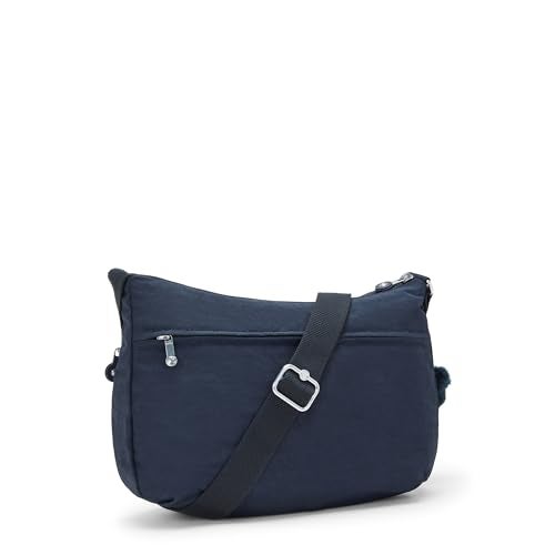 KIPLING KIPLING Kipling Womens Izellah Bag, Super Light Everyday Purse, Nylon Shoulder Crossbody Bag, Blue Bleu 2, 12.25 L X 9.25 H X 5 D US - Image 2