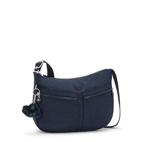 KIPLING KIPLING Kipling Womens Izellah Bag, Super Light Everyday Purse, Nylon Shoulder Crossbody Bag, Blue Bleu 2, 12.25 L X 9.25 H X 5 D US - Image 4