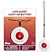 SYNLETT Lightup Fake Life Alert Button Prop 100th Day of School Costume Fun Emergency Call Button - Image 3