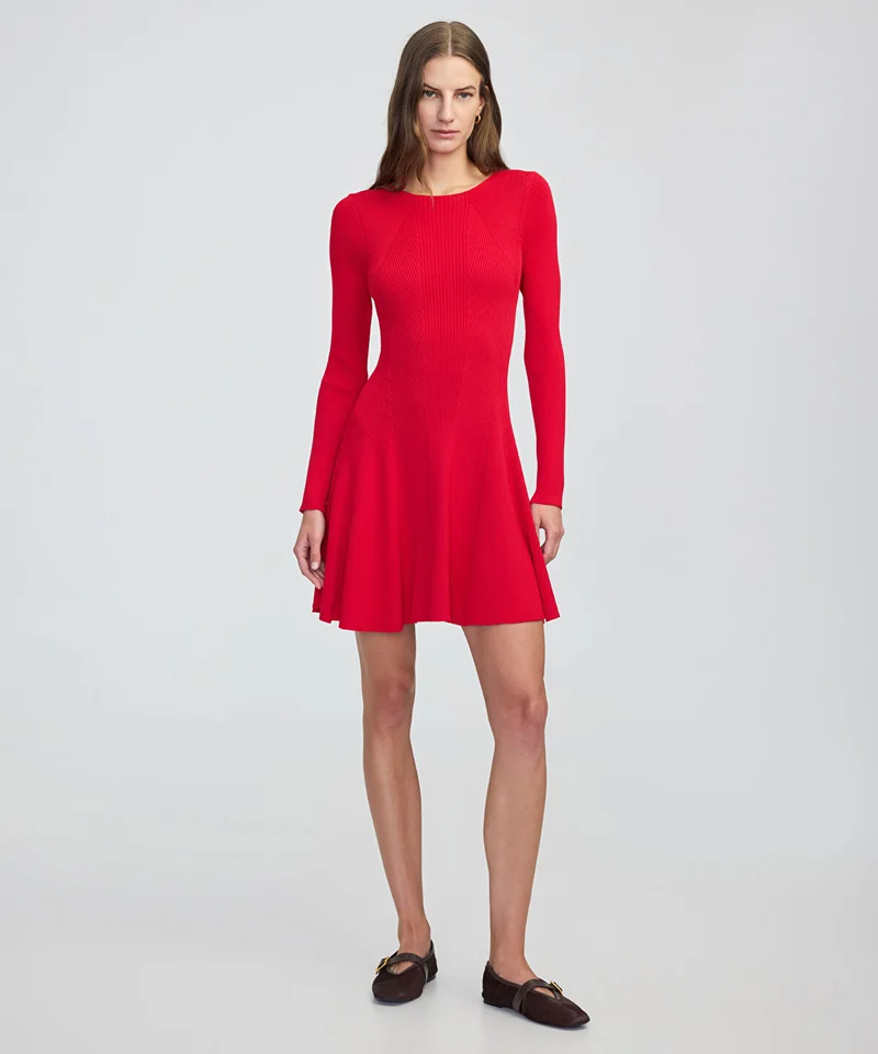 ابيكول Ribbed Knit Dress