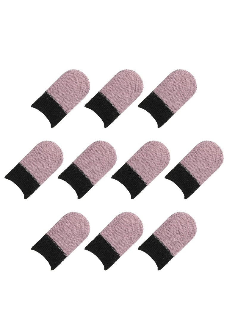 Generic - Finger Sleeves for Gaming, Gamer Thumb Sleeves Mobile Gaming Stabilizer Compression Support Sleeve, PUBG Finger Gloves for Gaming Gloves COD Mobile Phone Game Finger Covers Wrap, 5Pairs - Image 1