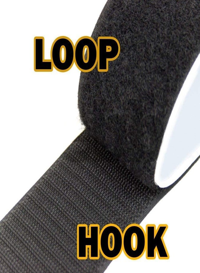 TAVASYA 20 mm Regular Hook Tape and Regular Loop Tape_25 MTS Each_Black Color TYMPCS163 - Image 4