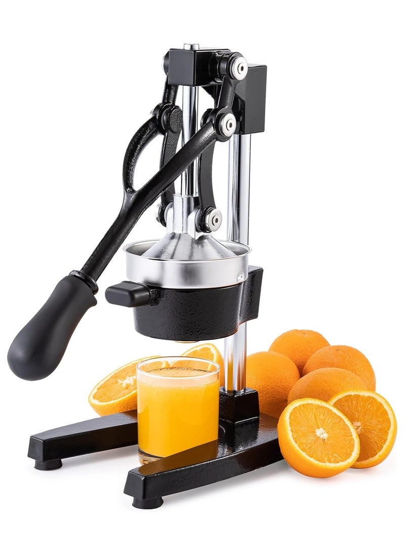 ProPremier - Juicer Hand Press Manual Fruit Juice Squeezer Orange Lemon Pomegranate Black - Image 1