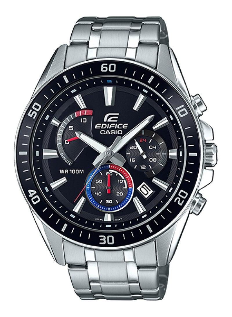 Casio Edifice Men's Quartz Watch, Chronograph Display And Stainless Steel Strap Efr-552D-1A3Vudf - Image 1