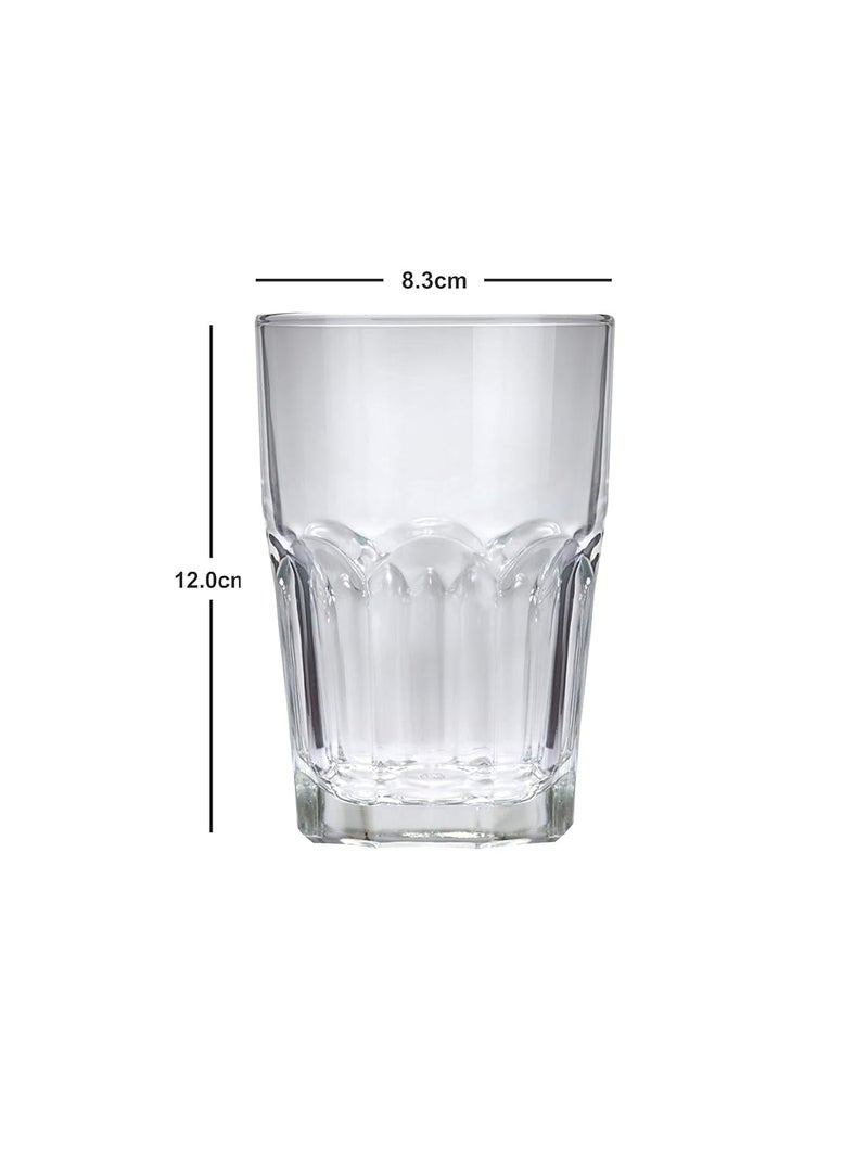 Goodhomes Tumbler Set of 6pcs LG101113 Juice Water Beer Whiskey and Cocktail Glass 380ML Clear - Image 3