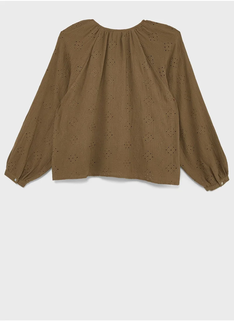 VERO MODA Button Detail Top