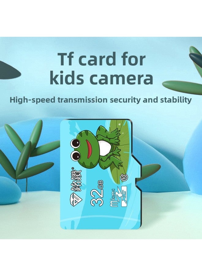 Diamond TF Card Memory Card SD16g 32G 64G 128G Mobile Phone Camera Driving Recorder Memory Card-Color:Special Version For Children's Camera-Capacity:64GB  - Image 1