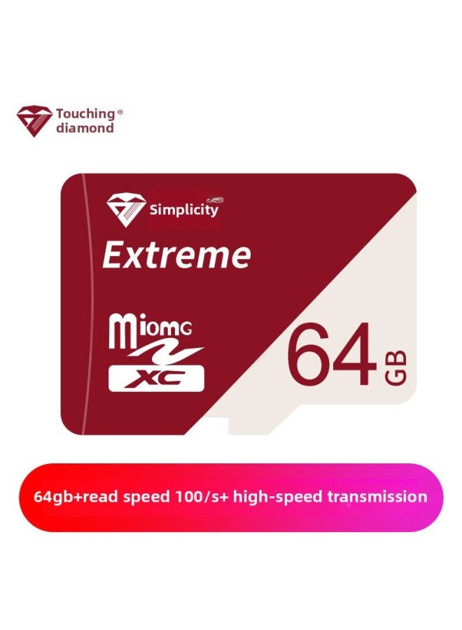 Diamond TF Card Memory Card SD16g 32G 64G 128G Mobile Phone Camera Driving Recorder Memory Card-Color:Special Version For Children's Camera-Capacity:64GB  - Image 2