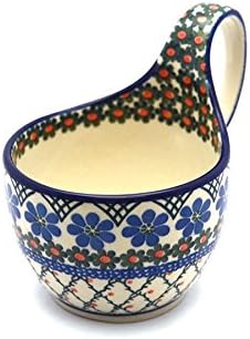 Polish Pottery Gallery Polish Pottery Loop Handle Bowl  Primrose  - Image 1