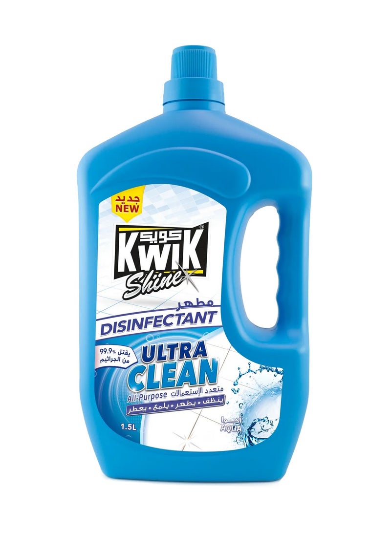 Kwik All Purpose Ultra Clean Aqua Disinfectant 1.5L - Image 2