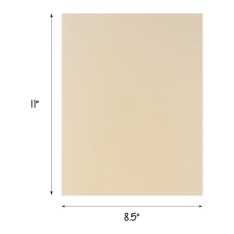 Hygloss أوراق ورق البردي من هايغلوس - صديقة للطابعة، مصنوعة في الولايات المتحدة - 8-1/2 × 11 بوصة، طبيعية، 30 حزمة - Image 3