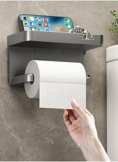 Multifunctional Toilet Paper Holder,Tissue Holder for Bathroom,With Shelf, Phone Holder, Watch and Accessories Tray,Wall-Mounted,Space-Saving Organizer - pzsku/Z361D82C426859981F608Z/45/_/1732948281/cae10bb0-d9b9-4f92-9705-506eea17f802