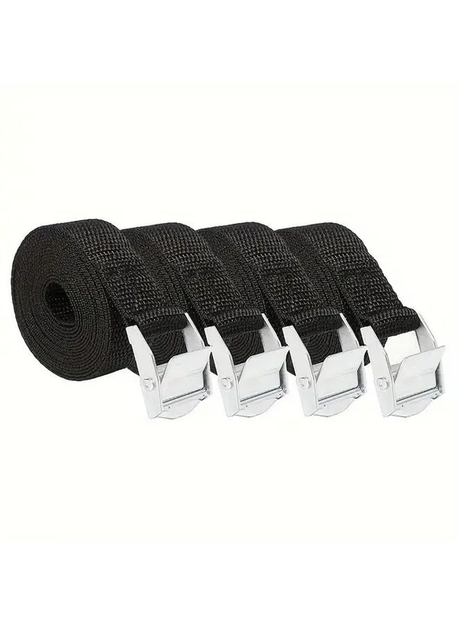 4 Pcs Heavy Duty Adjustable Height Straps with Quick Release Buckles Durable PP Material - Image 2