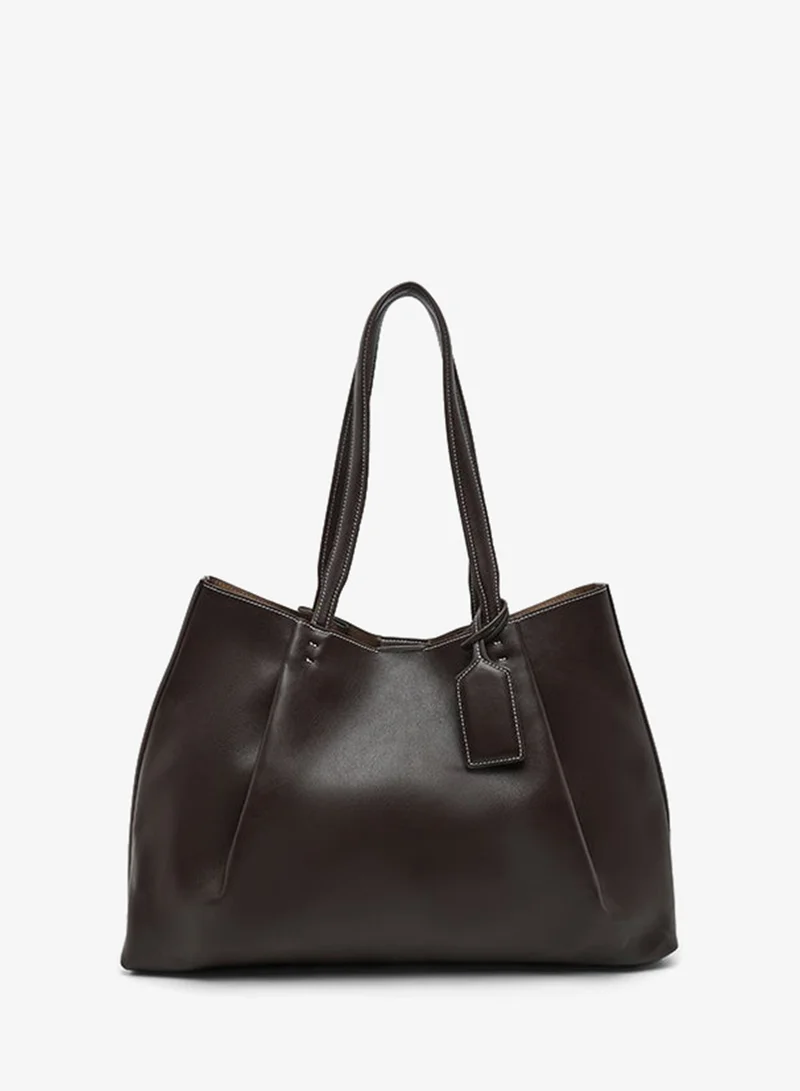 Textured Shoulder Bag