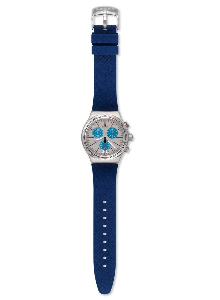 Swatch Unisex Blau Me On Quartz Movement Water Resistant Wrist Watch - 43 Mm  - Image 2