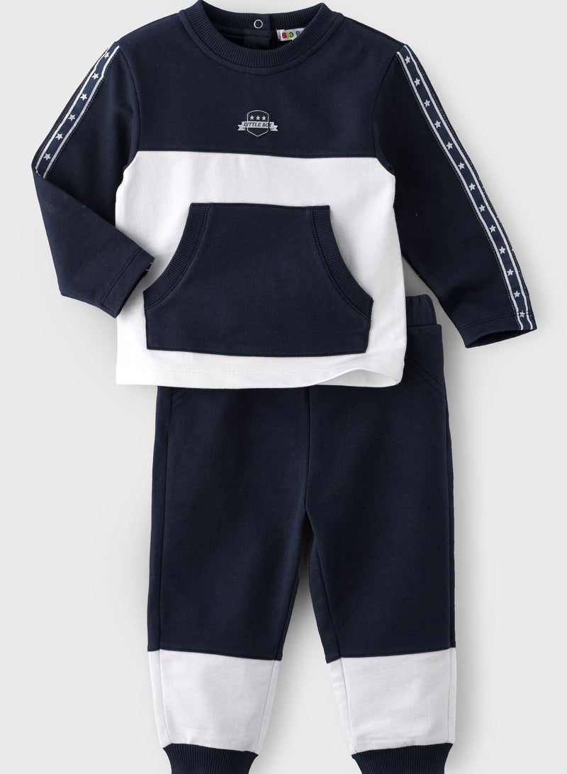 Boo Boo BooBoo Kids   2 Pcs Set - Top & Pants     100% Cotton  - Image 1