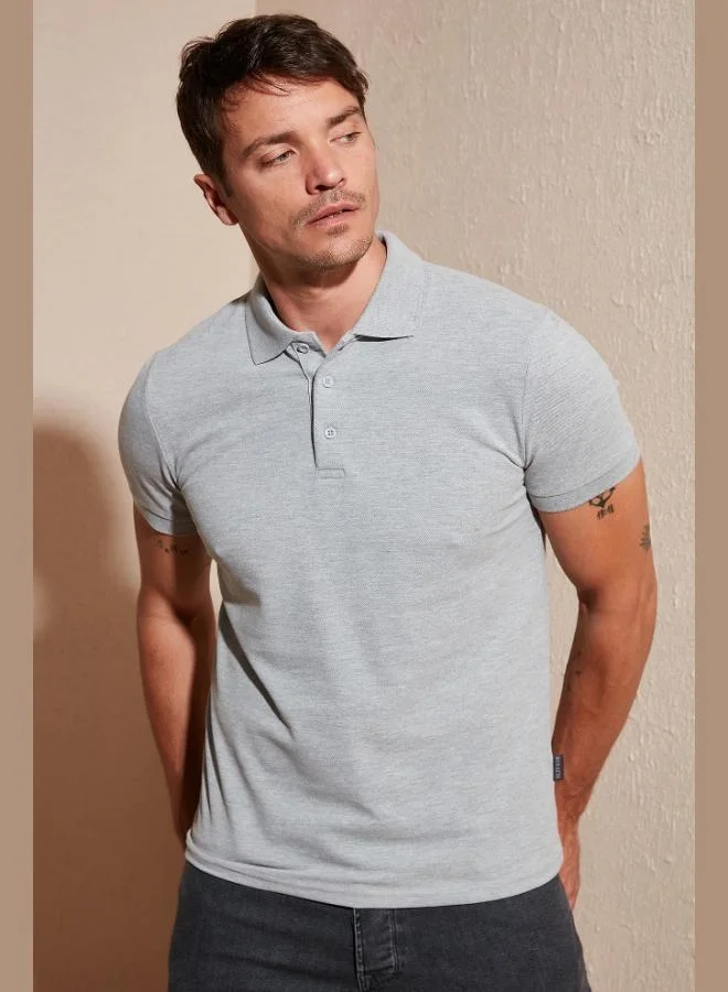 Buratti  Buratti Cotton Regular Fit Button-Down Polo Collar 3-Pack T-Shirt Men's T-SHIRT 590211827S3 for Men | Best Price UAE