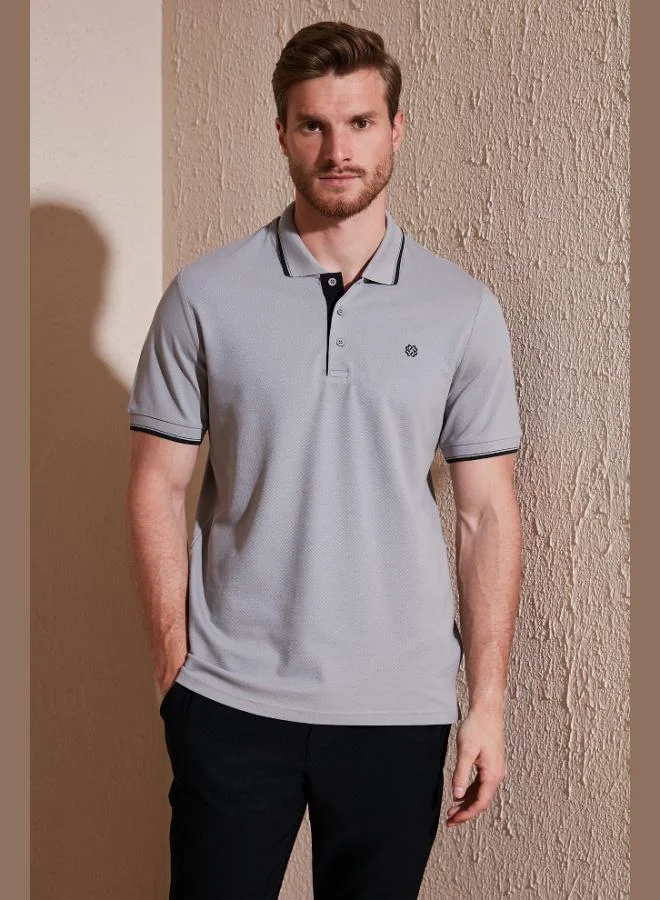 Buratti  Buratti Cotton Regular Fit Button-Down Polo Collar 3-Pack T-Shirt Men's T-SHIRT 590211827S3 for Men | Best Price UAE