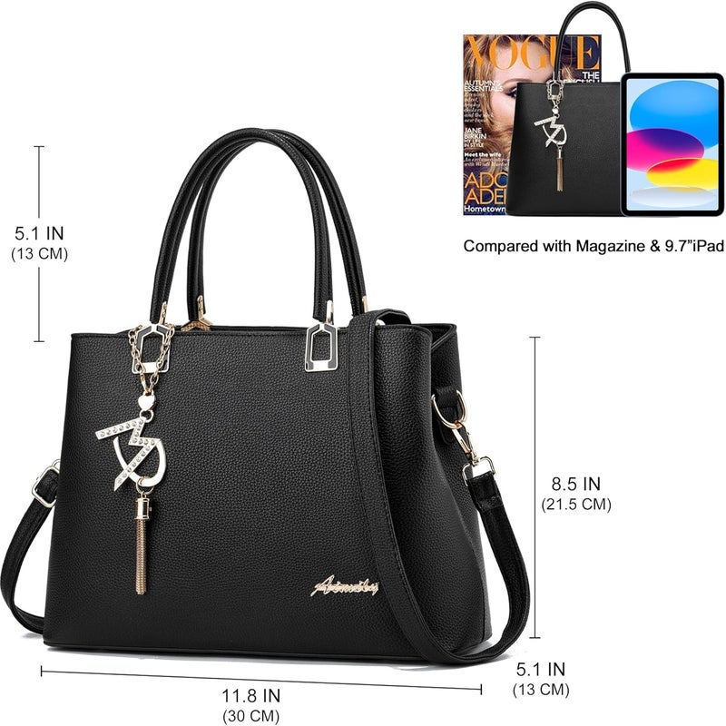 ToLFE Womens Purses and Handbags Shoulder Bags Ladies Designer Top Handle Satchel Tote Bag - Image 3