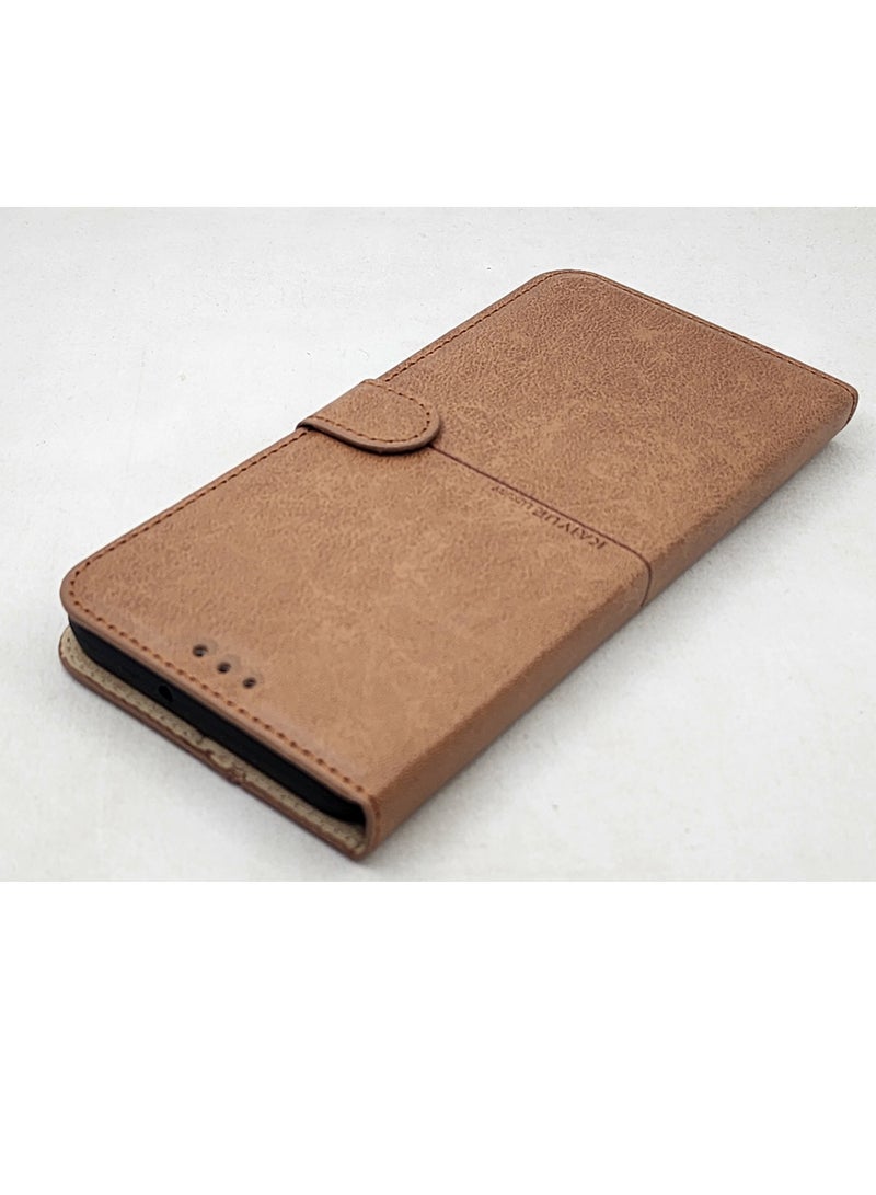 Samsung Galaxy A24 Kaiyue Flip Leather 360 Full Cover - Brown - Image 1
