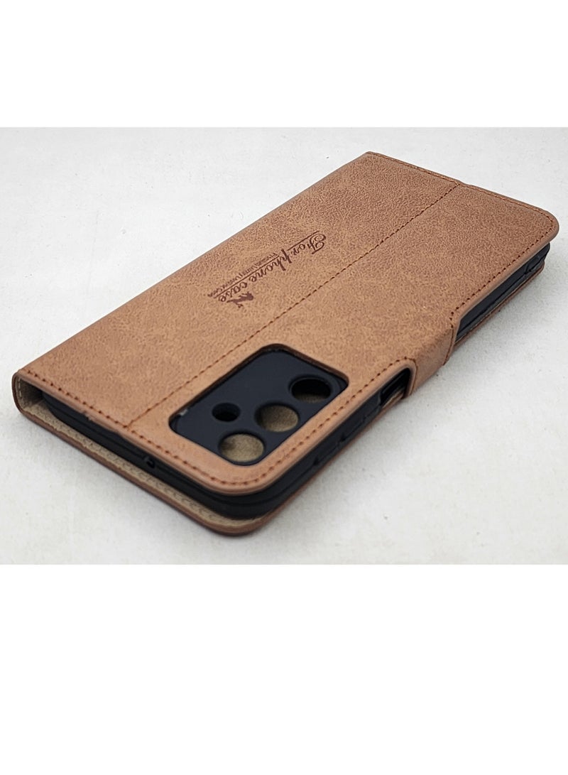 Samsung Galaxy A24 Kaiyue Flip Leather 360 Full Cover - Brown - Image 2