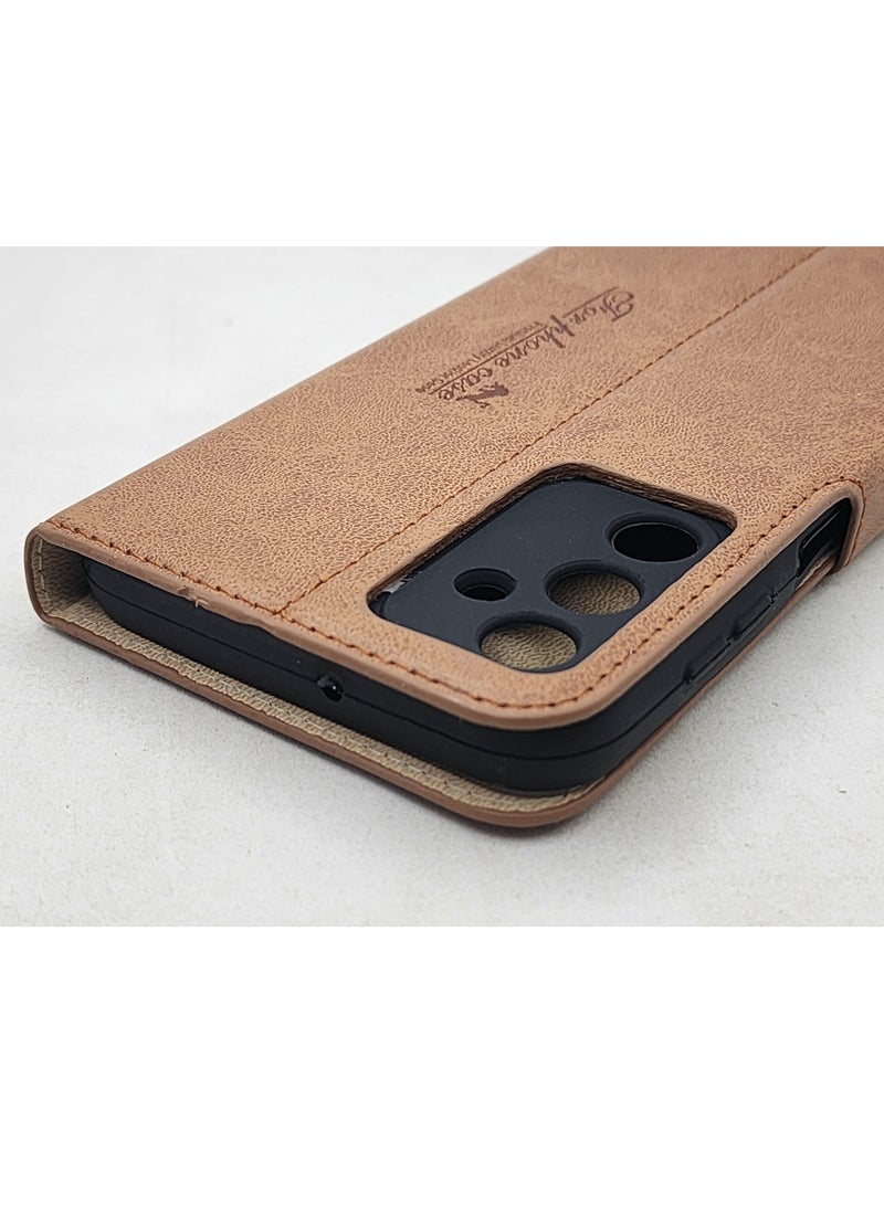 Samsung Galaxy A24 Kaiyue Flip Leather 360 Full Cover - Brown - Image 3