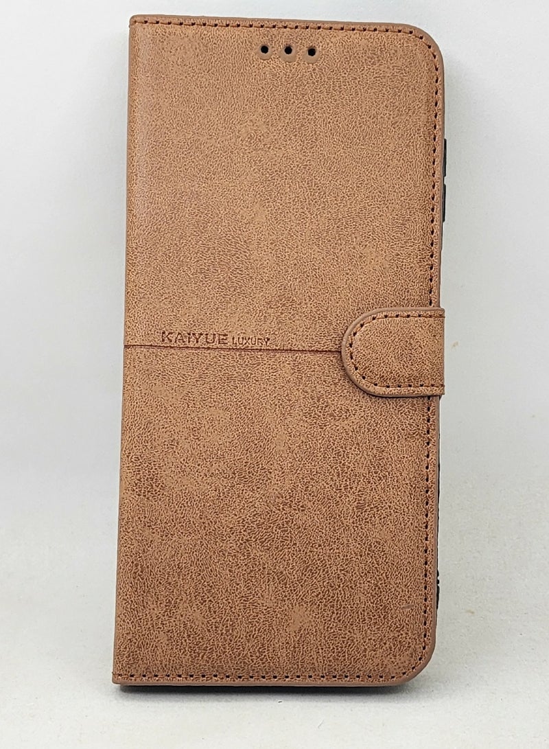 Samsung Galaxy A24 Kaiyue Flip Leather 360 Full Cover - Brown - Image 4