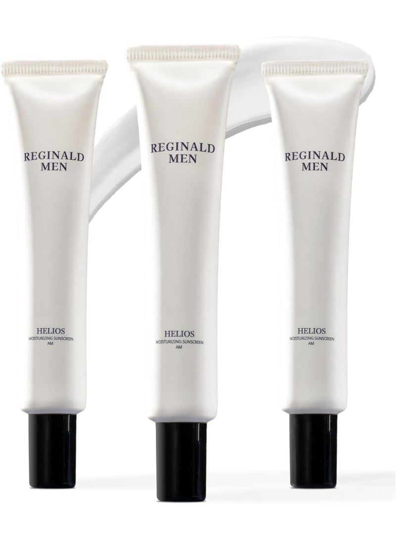 Reginald Men Sunscreen SPF 50 PA++++, Brightening & Moisturizing, 50g (Pack of 3) - Image 1