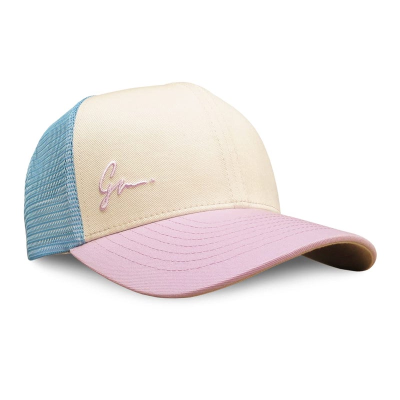 Grace Folly Beach Trucker Hats for Women- Snapback Baseball Cap for Summer (Classic Blue & Lavender) - Image 2