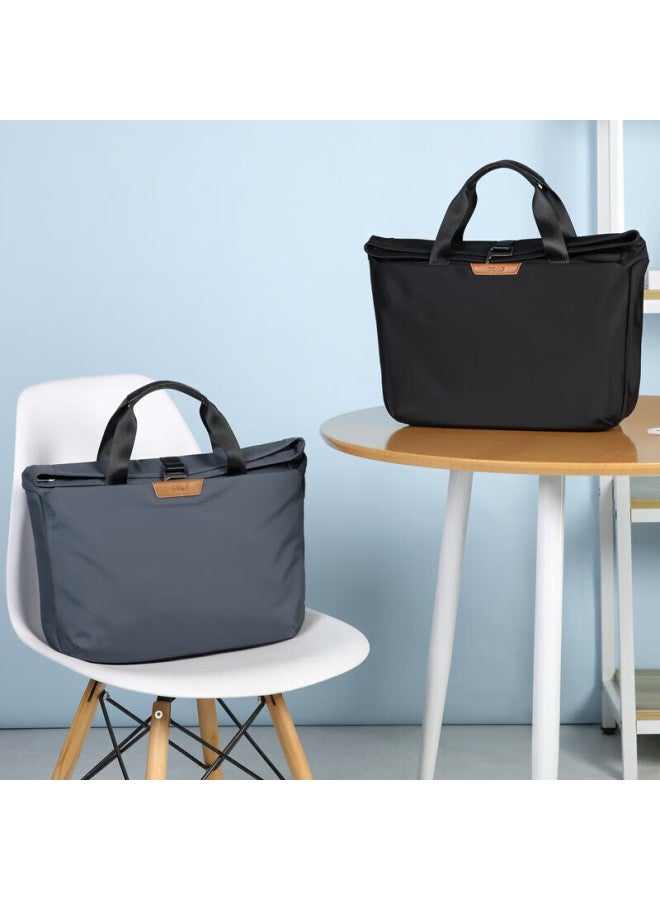 Golf Business Briefcase For Men, Casual Large Capacity Handbag, Can Fit 14-inch Laptop, Fashionable Multifunctional Shoulder Crossbody Bag, 6j679424j, Black - Image 4