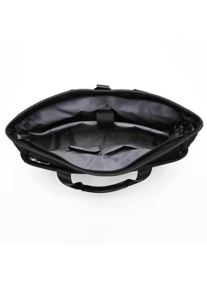 Golf Business Briefcase For Men, Casual Large Capacity Handbag, Can Fit 14-inch Laptop, Fashionable Multifunctional Shoulder Crossbody Bag, 6j679424j, Black - Image 3