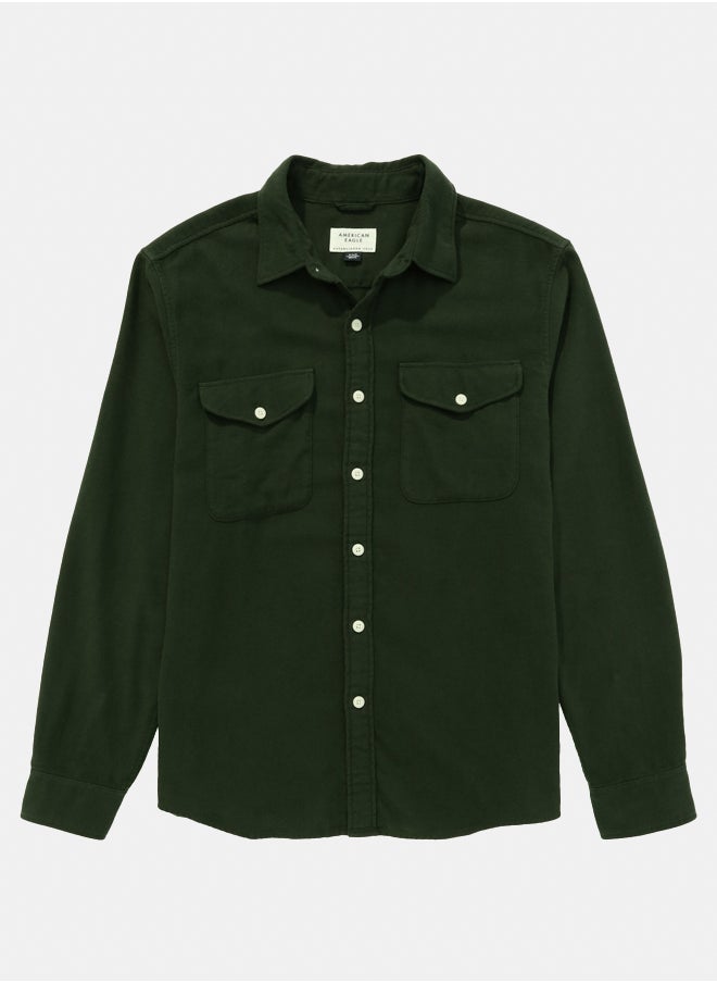 American Eagle - AE Fireside Flannel Shirt - Image 1