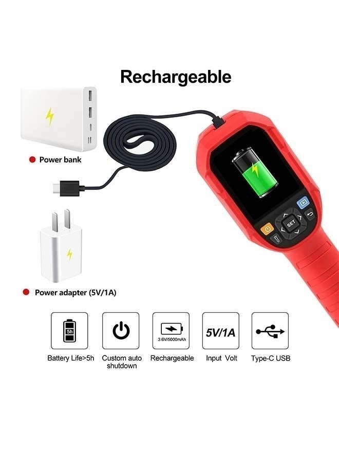 UNI-T UNI-T UTi260B Thermal Camera Imager 49152Pixels 256x192 IR Resolution Handheld Infrared Camera Thermal Imaging IP65 2 Meter Drop Rechargeable - Image 2